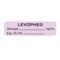 Nevs Label, Levophed Strength_mg/mL_Exp.Dt./Tm_ 1/2" x 1-1/2" Purple w/Black SANTW-0080 - alternate 1